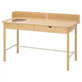 IKEA RidspÖ Desk, oak, 140x70 cm offer