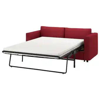 IKEA Vimle 2-seat sofa-bed, Lejde red/brown offer