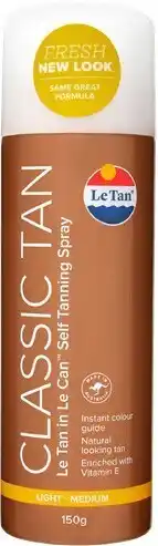 BIG W Le Tan Fast Tan Instant in Le Can 150g - Bronze offer