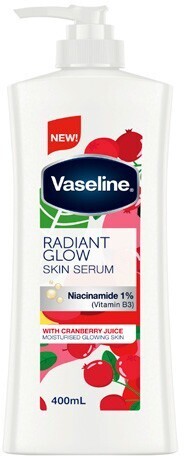 BIG W Vaseline Body Lotion Radiant Glow Skin Serum 400mL offer