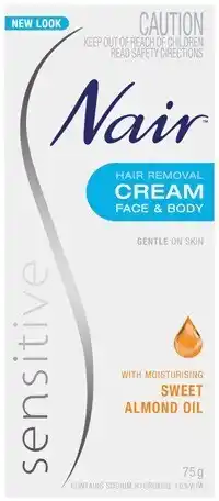 Nair Sensitive Hair Removal Cream 75g