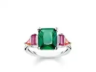 Bevilles Jewellery Thomas Sabo Ring Colourful Stones, Silver offer