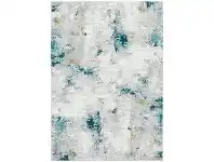 LivingStyles Emotion No.33 Abstract Modern Rug, 400x300cm, Turquoise offer