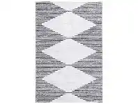 LivingStyles Kimberley Diamond Space Modern Rug, 230x160cm, Charcoal offer