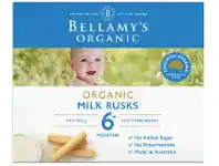 Cincotta Chemist Bellamys Organic Milk Rusks 100g offer
