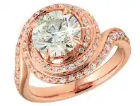 Grahams Jewellers Certified Diamond 18ct Rose Gold Diamond Ring offer