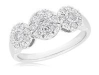 Grahams Jewellers Flawless Cut 9ct White Gold with 0.60 Carat of Diamonds offer