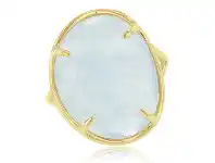 Grahams Jewellers Aquamarine Ring in 14ct Gold offer