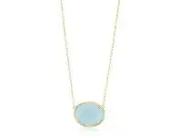 Aquamarine Necklace in 14ct Gold