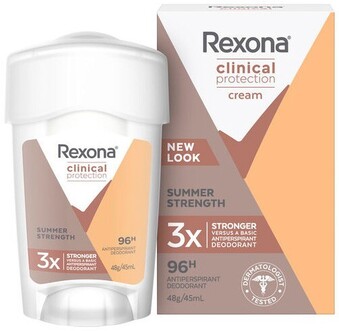 BIG W Rexona Clinical Protection Antiperspirant Deodorant 45mL - Summer Strength offer