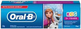 BIG W Oral-B Kids 3+ Years Toothpaste Frozen Mild Flavour 92g offer