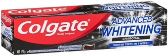 BIG W Colgate Advanced Whitening Toothpaste Charcoal 170g offer