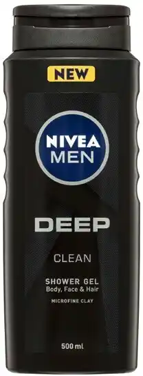 BIG W Nivea Deep Clean Shower Gel 500mL offer