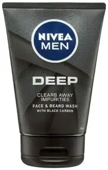 BIG W Nivea Men Deep Face & Beard Wash 100mL offer