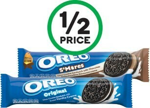 Woolworths Oreo Cookie 133-147g offer