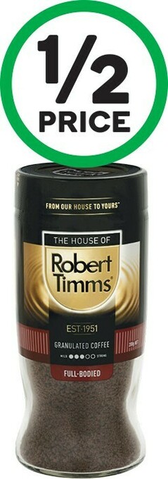 Woolworths Robert Timms Premium Instant Coffee 200g offer