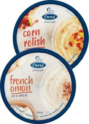 Woolworths Chris’ Dips 200g offer