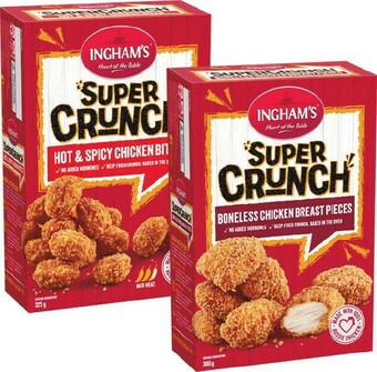 Woolworths Ingham’s Super Crunch 300-350g offer