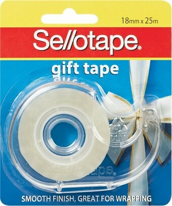 Woolworths Sellotape Gift Tape Dispenser 18mm x 25m offer