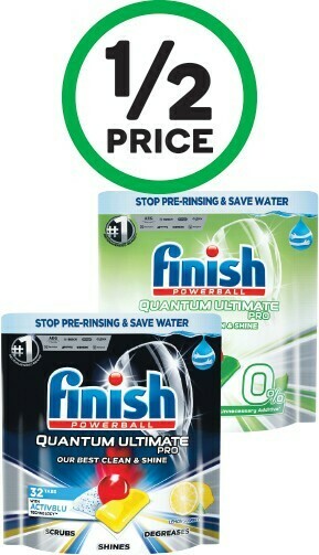 Woolworths Finish Ultimate Pro Pk 32 or 0% Ultimate Pro Pk 34 offer