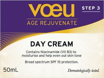 Woolworths Voeu Age Rejuvenate Day Cream with SPF15 50ml~ offer