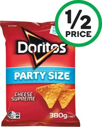 Woolworths Doritos Corn Chips 380g offer