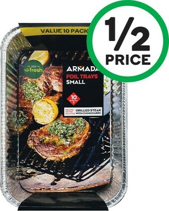 Armada Foil Trays Small Pk 10