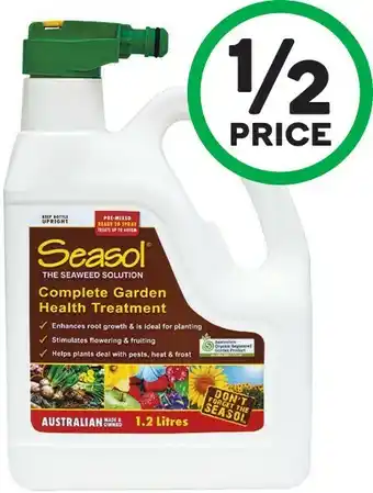 Woolworths Seasol Hose On 1.2 Litre or Powerfeed Hose On 1.2 Litre offer
