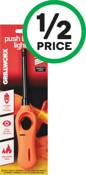 Woolworths Grillworx Push Button Lighter Pk 1 offer