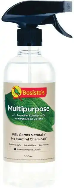 Woolworths Bosisto's Multipurpose Cleaner or Bathroom & Shower Cleaner 500ml offer