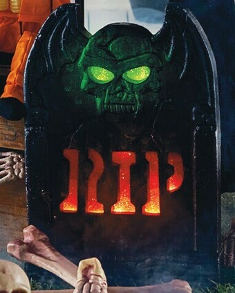 Halloween Light Up Tombstone