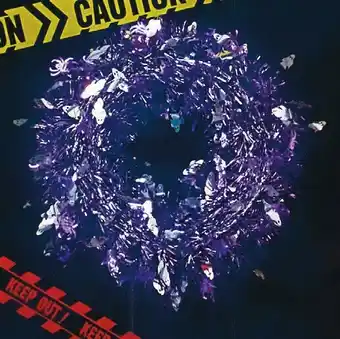 Halloween Tinsel Wreath