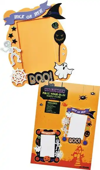 Woolworths Halloween DIY Photo Frames Pk 2 offer