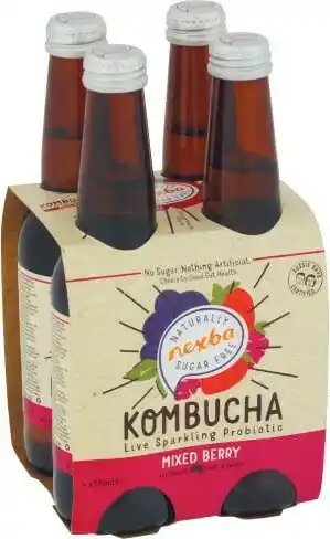 Coles Nexba Kombucha 4x300mL offer