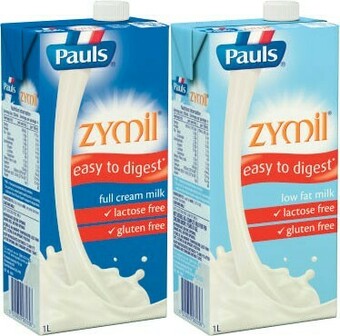 Coles Pauls Zymil Lactose Free Long Life Milk 1 Litre offer