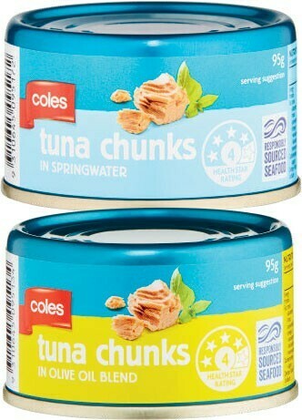 Coles Coles Tuna 95g offer