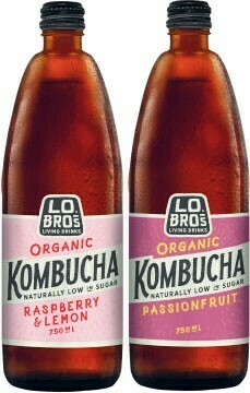 Coles Lo Bros Organic Kombucha 750mL offer