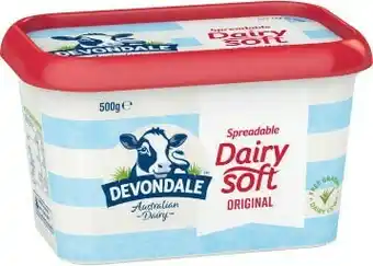 Coles Devondale Dairy Soft Blend Tub 500g offer