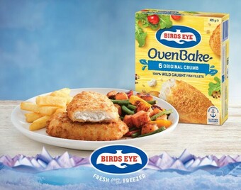 Coles Birds Eye Oven Bake Fish Fillets 425g offer