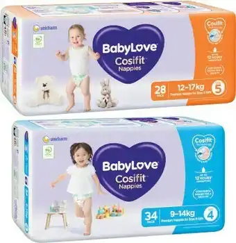 Coles BabyLove Cosi Fit Nappies 26 Pack-48 Pack offer