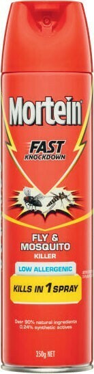 Coles Mortein Fast Knockdown Low Allergenic Fly Spray 350g offer