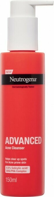 Coles Neutrogena Advanced Acne Cleanser 150mL offer