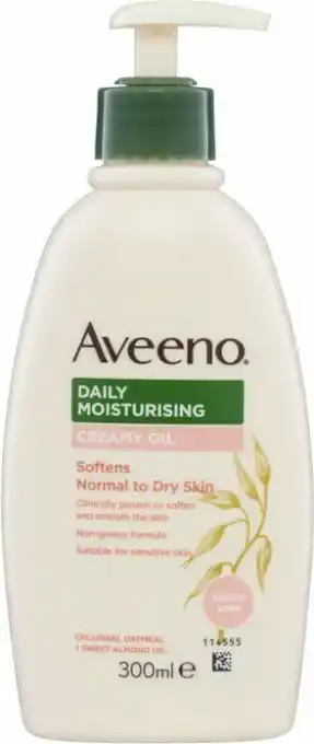 Coles Aveeno Daily Moisturising Creamy Oil 300mL offer