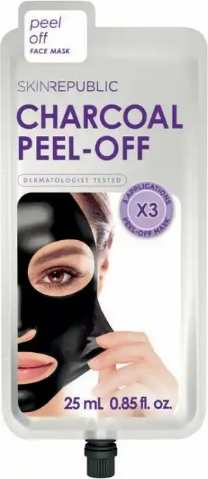 Coles Skin Republic Charcoal Peel Off Mask 3 Pack offer