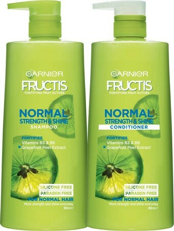 Coles Garnier Fructis Shampoo or Conditioner 850mL offer
