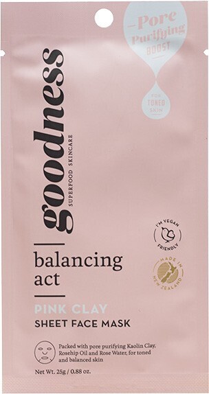 BIG W Goodness Balancing Act Sheet Face Mask 25g offer