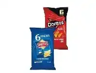Woolworths Smith’s or Doritos Multipack Chips Pk 5-6 offer