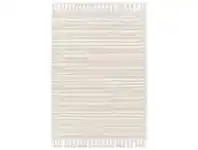 LivingStyles Goa No.01 Hand Tufted Modern Wool Rug, 400x300cm, Cream offer