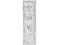 LivingStyles Mayfair Lorissa Bohemian Runner Rug, 400x80cm, Blue offer