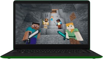 BIG W Microsoft Minecraft Edition 402 14-Inch 4GB RAM 64GB Windows Laptop - Green offer